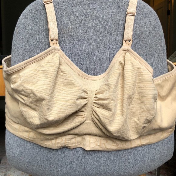 Kindred Bravely "Sublime" Hands Free Pumping & Nursing Bra - Size XL - Beige - Picture 1 of 7